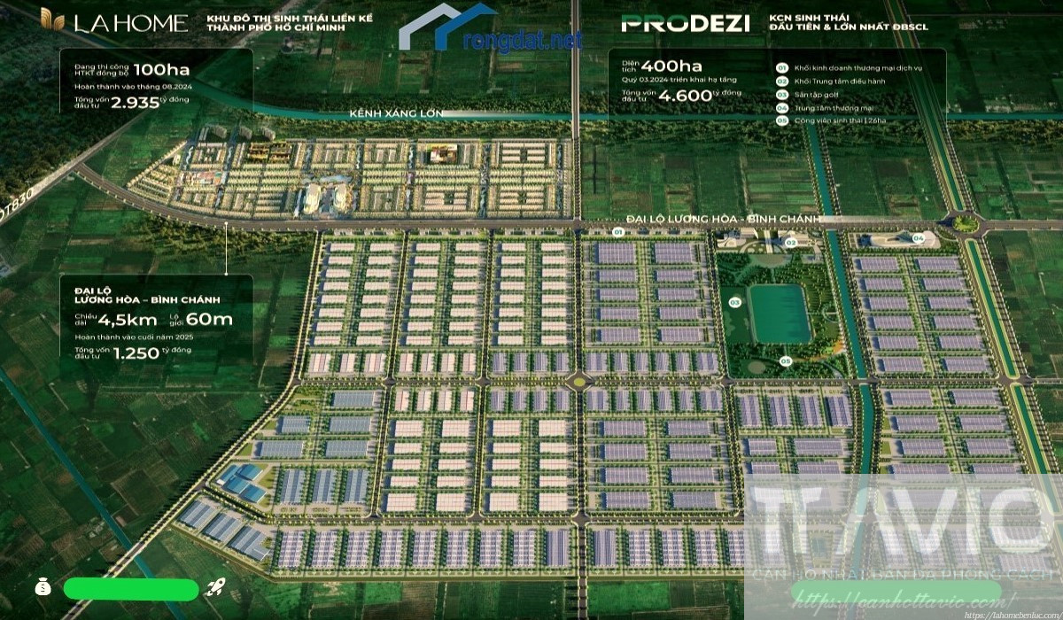 Prodezi Long An - CĐt Của Dự án Khu Công Nghiệp Prodezi