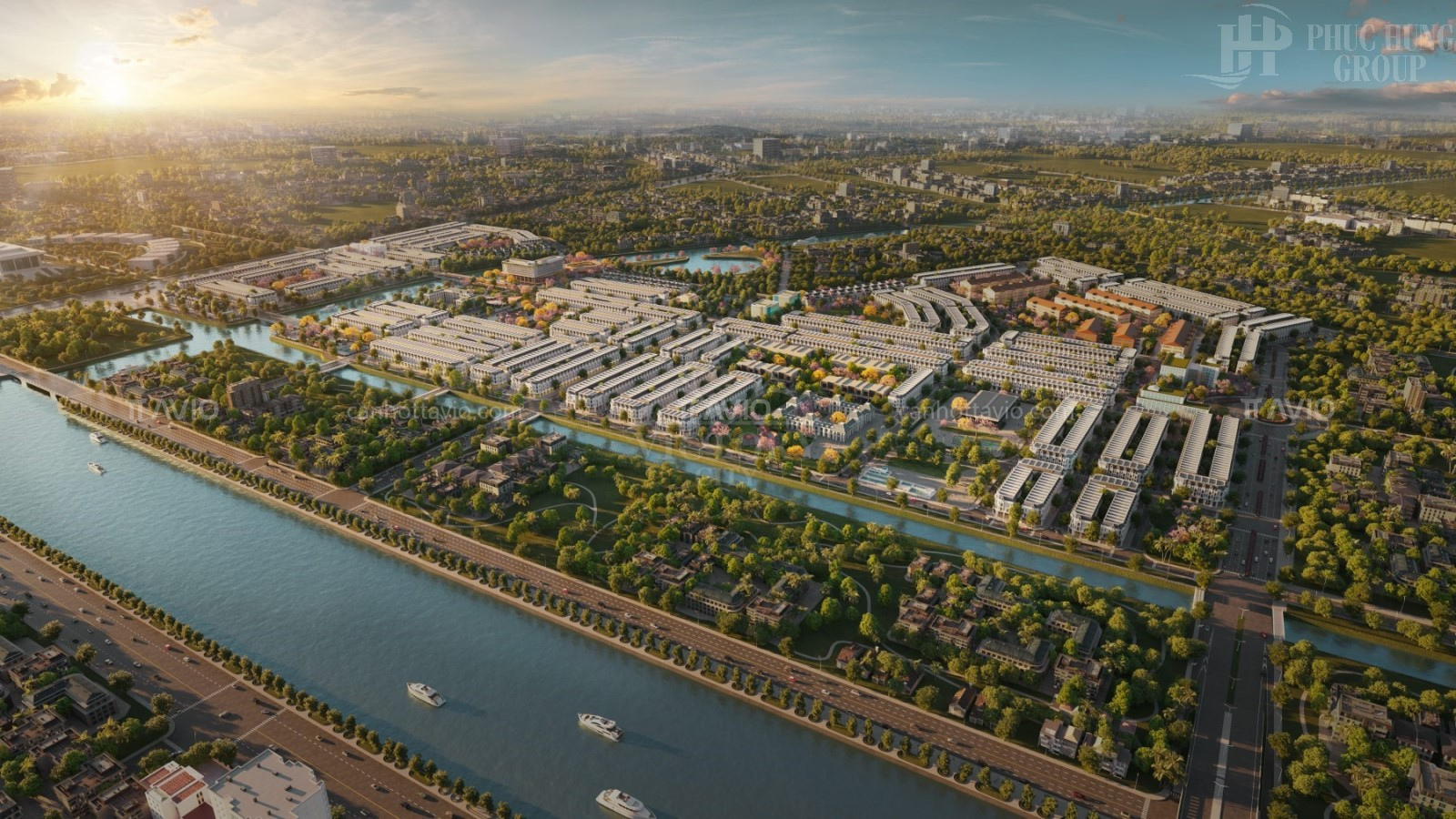 Tổng Thể Dic Victory City Chiều