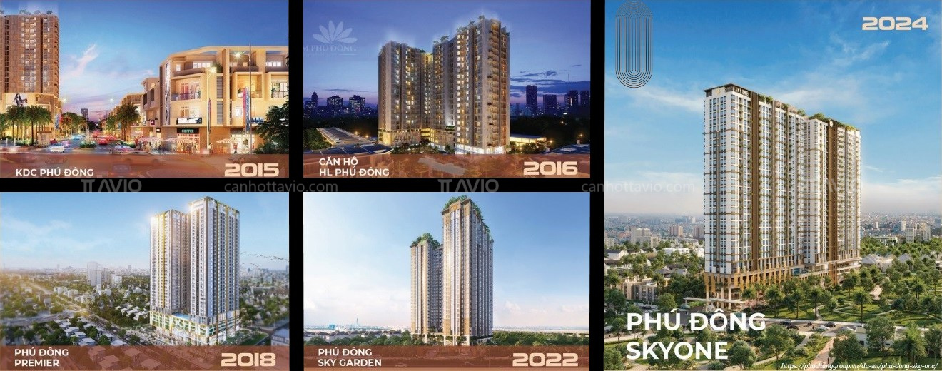 Các dự án nổi bật của Phú Đông Group