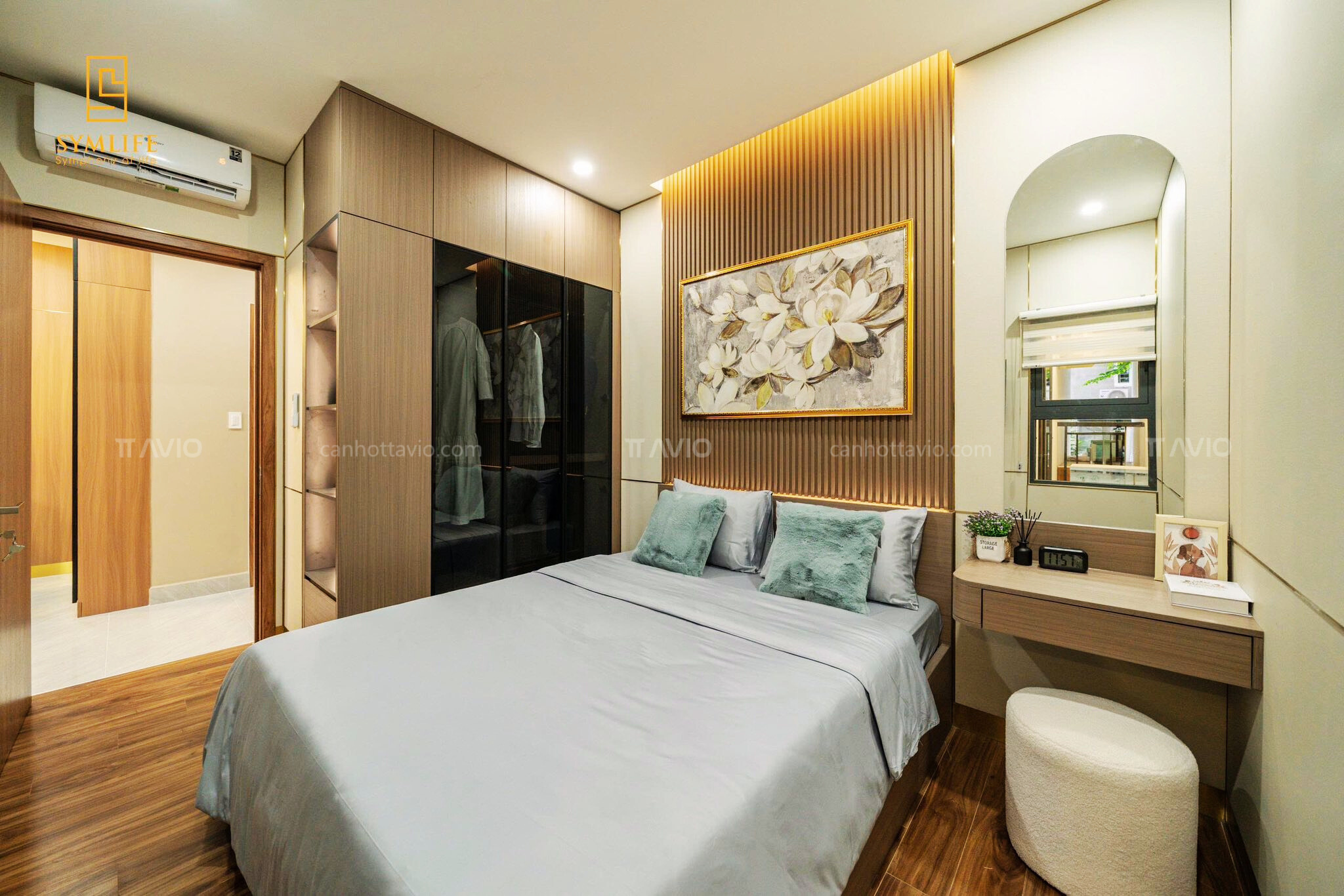 Căn 02pn Mẫu ở Symlife - Phòng Ngủ 1
