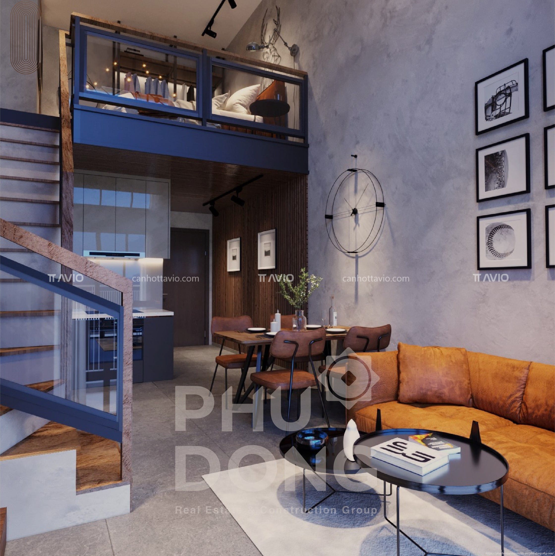 Dự án Phú Đông Sky One có căn mẫu Penstudio