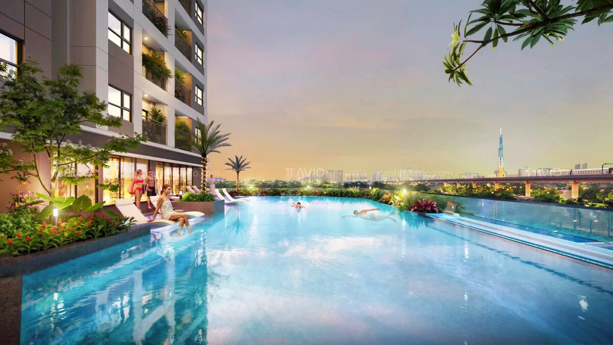 Hồ Bơi Rộng ở Symlife