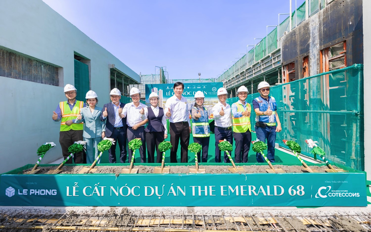 Lễ đặt móng thành công cho dự án The Emerald 68 vào ngày 03 tháng 01 năm 2026.