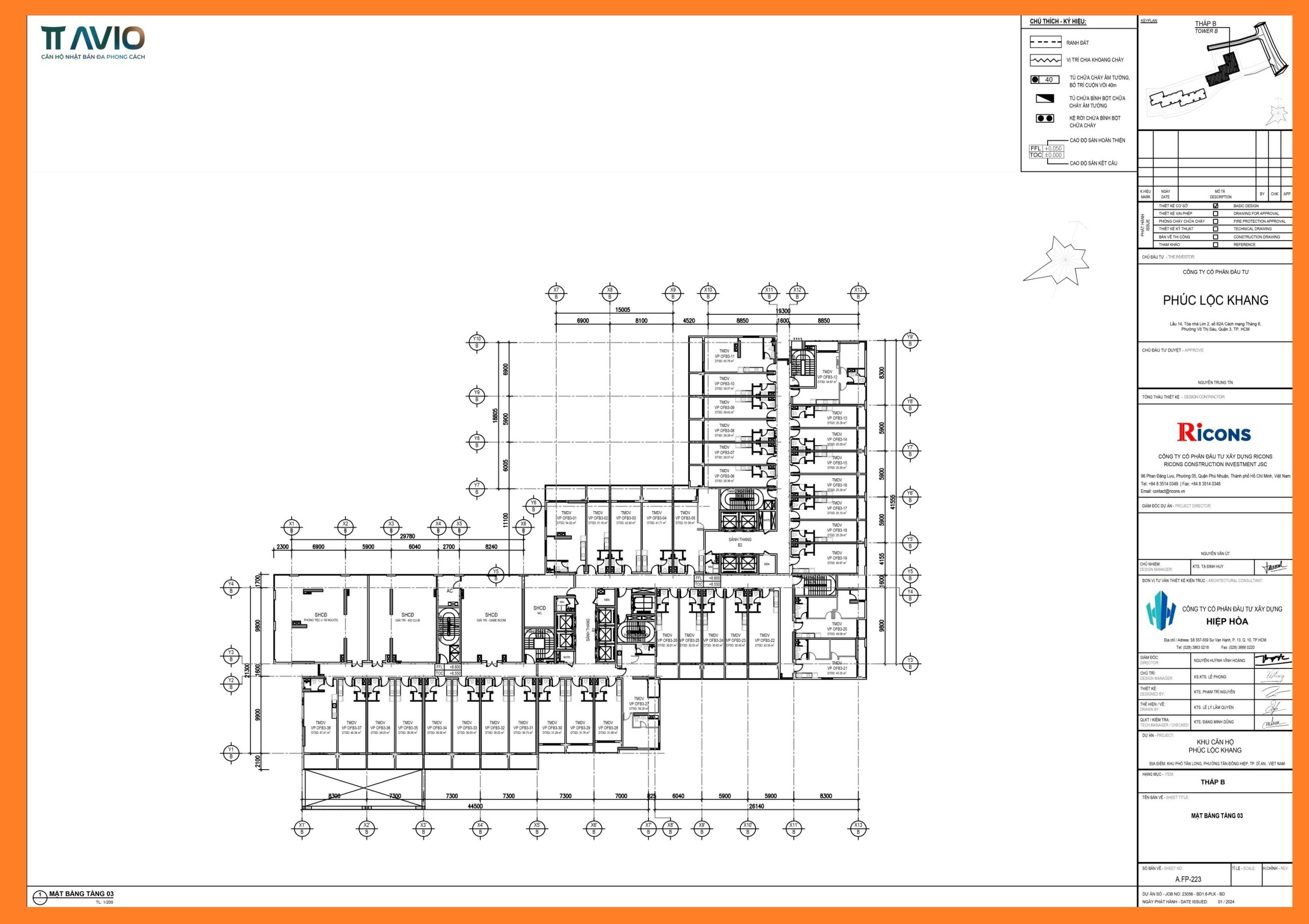 MẶt BẰng TẦng 3b DỰ Án Tt Avio