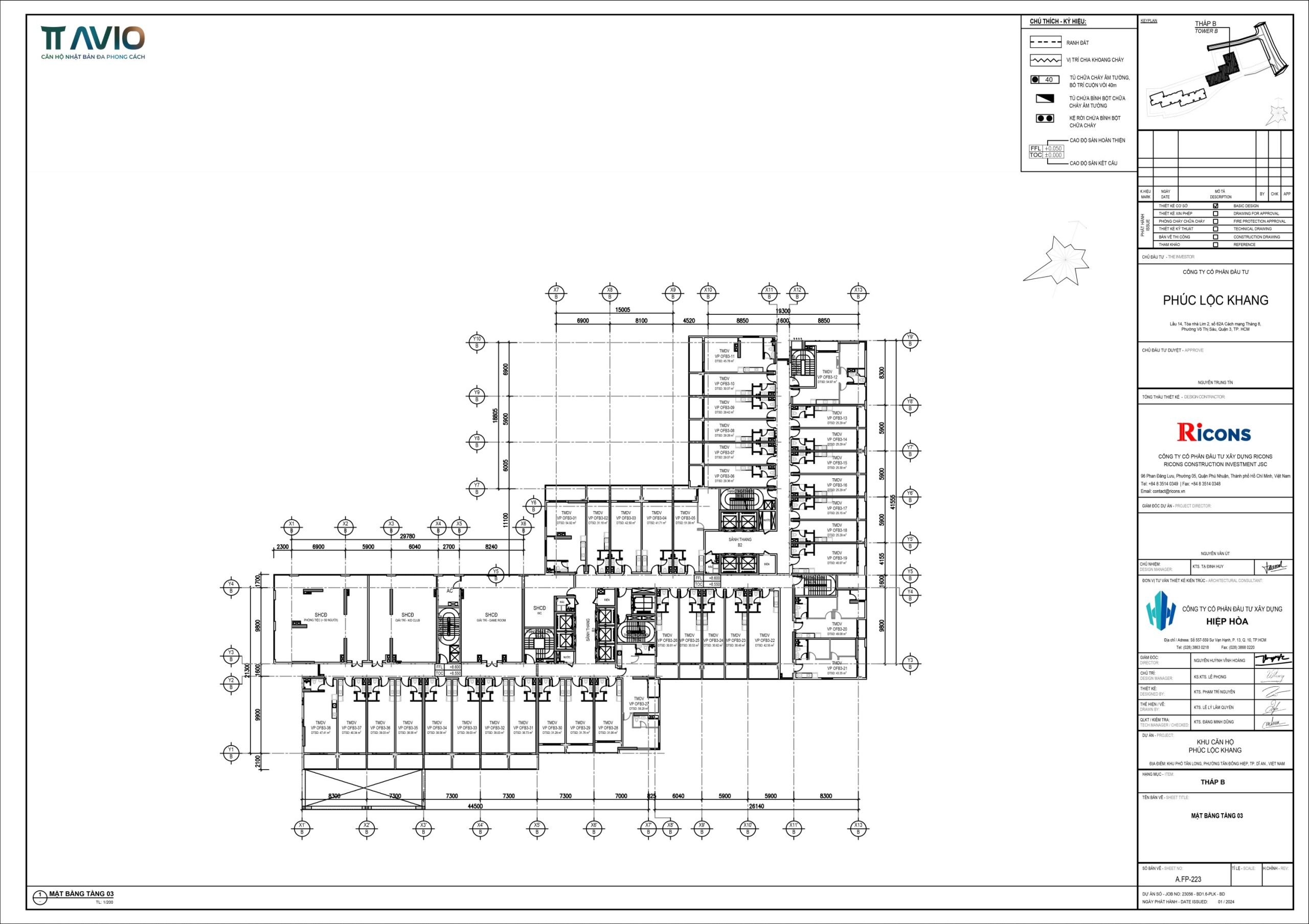 MẶt BẰng TẦng 3b Tt Avio