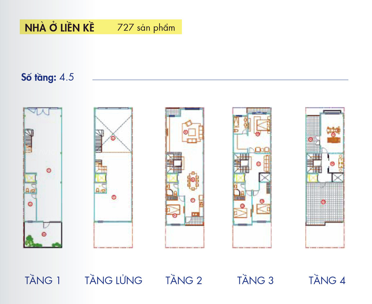 Nhà ở Liền Kề Dự án T&t City Millennia