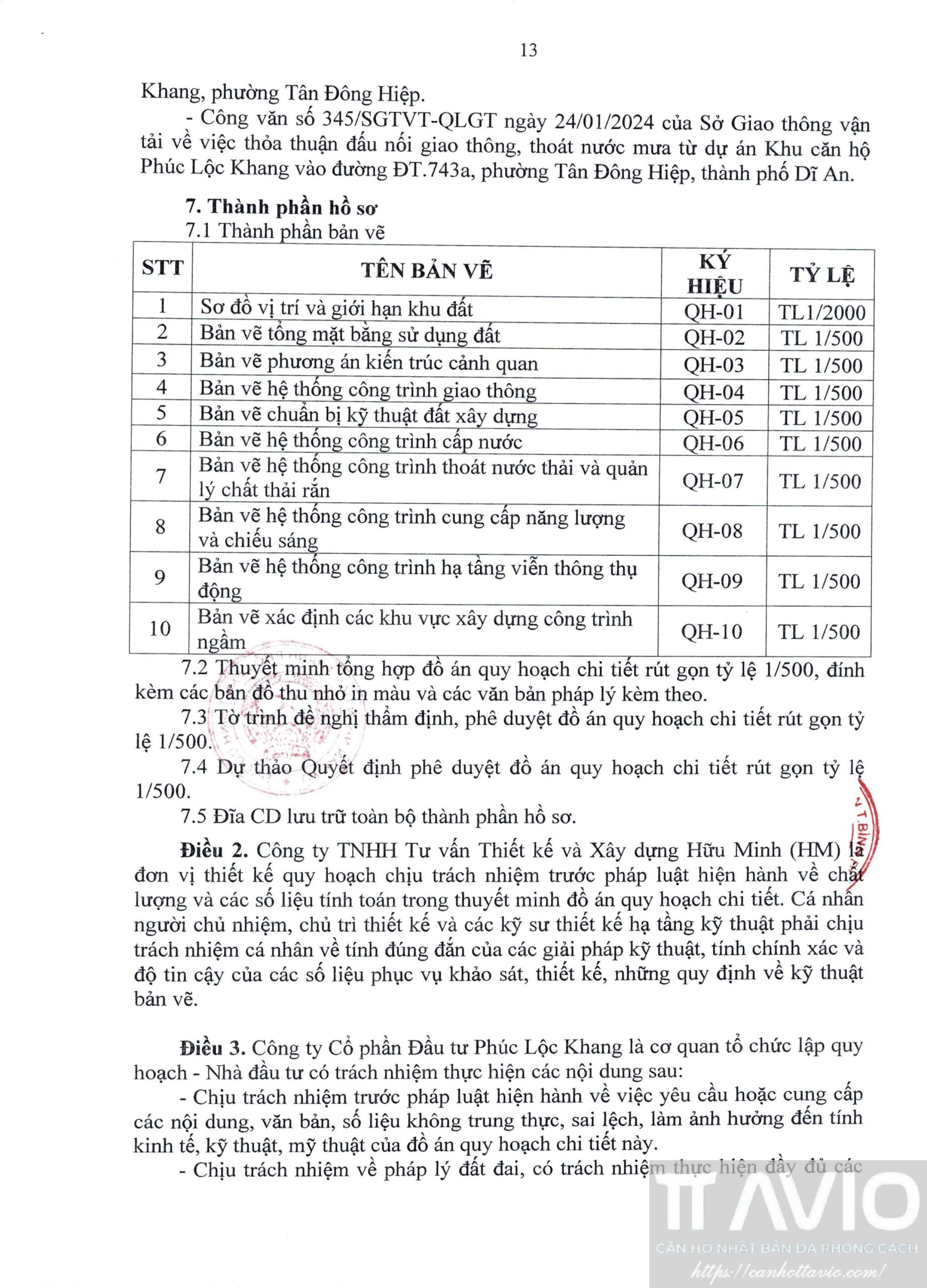 Quyết định Phê Duyệt Tỷ Lệ 1 Phần 500 Trang 13