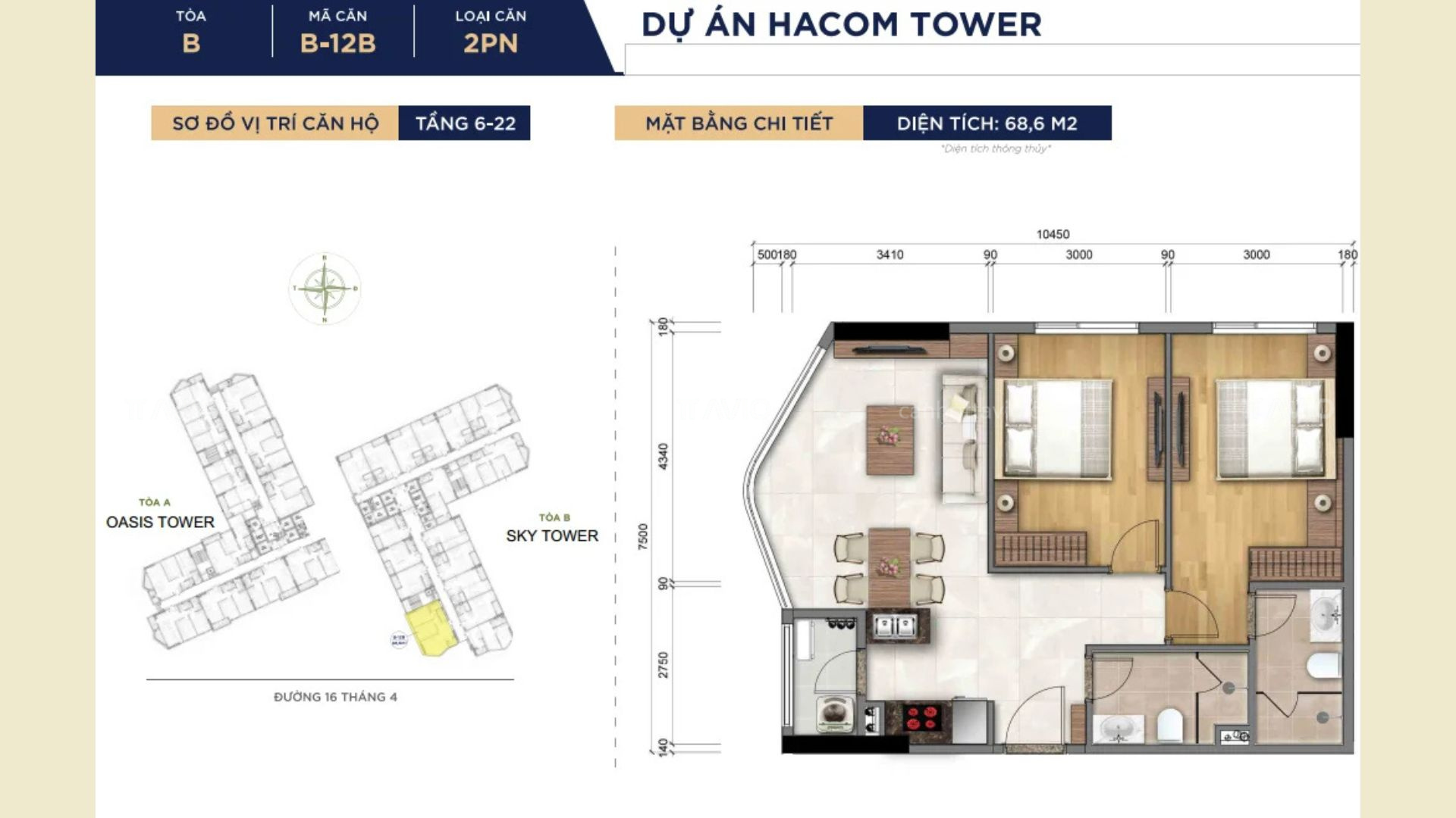 Thiết Kế Căn Hộ Hacom Tower (13)