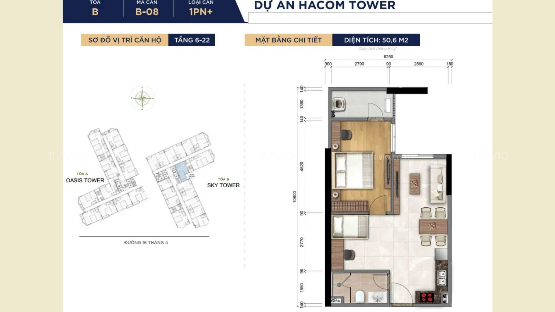 Thiết Kế Căn Hộ Hacom Tower (7)