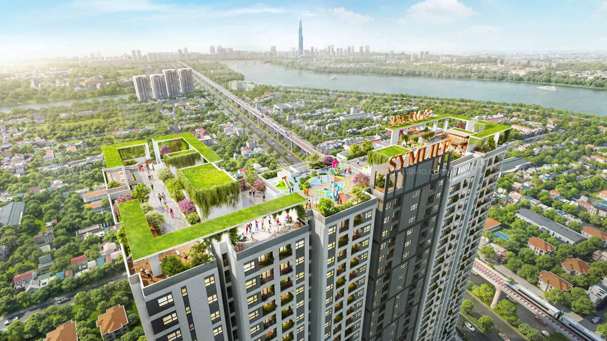 Tiện ích Trên Sân Thượng ở Symlife